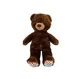 Build A Bear Happy Birthday Plush Brown Teddy 15" Stuffed Animal Toy, 2023